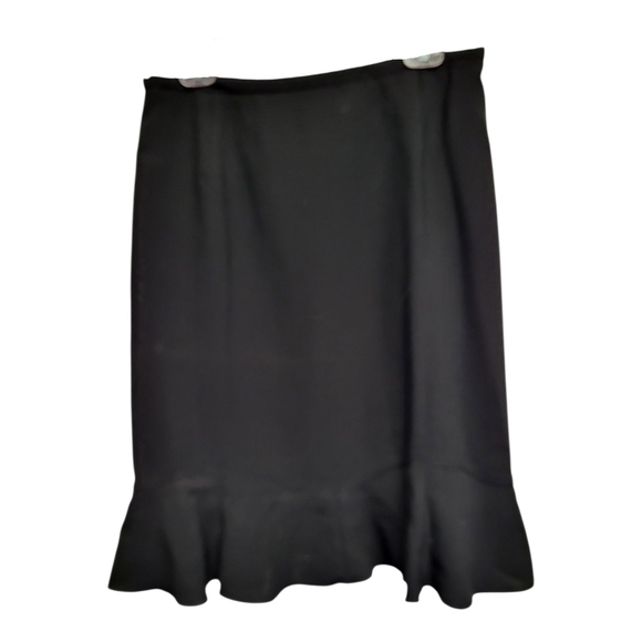 Dress Barn Black Suit Classic Style with Skirt - Size 12 - Picture 4 of 7